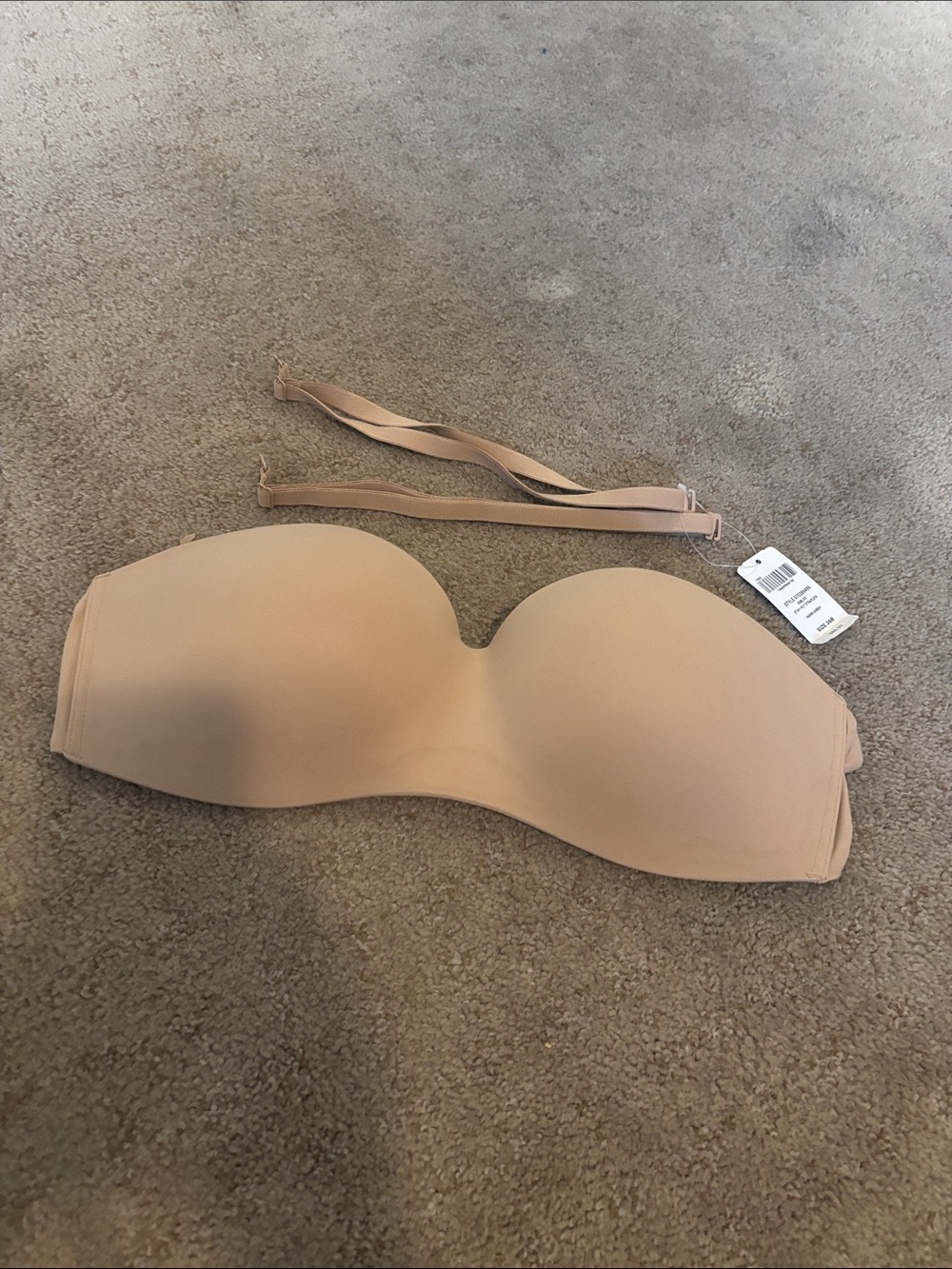 Soma strapless padded bra with straps